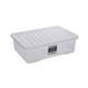 Wham Crystal Clear Plastic Storage Box U/Bed 32 Litre
