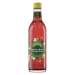 Robinsons Raspberry, Rhubarb & Orange Blossom 500ml (Glass)