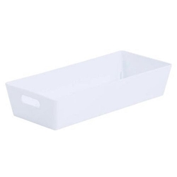 Wham White Rectangular Studio Basket 2.01 1 Litre
