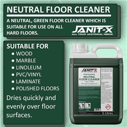 Janit-X Professional Neutral Floor Cleaner 5 Litre
