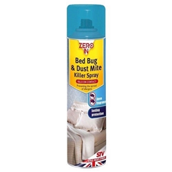 Zero-In Zero In Bed Bug & Dust Mite Killer Spray 300Ml
