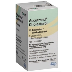 Accutrend Cholesterol Per 25 Strips 