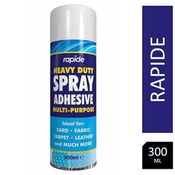 Rapide 300ml Heavy Duty Multi Purpose Spray Adhesive.