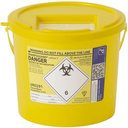 Sharpsguard yellow 7 Ltr Sharps Bin