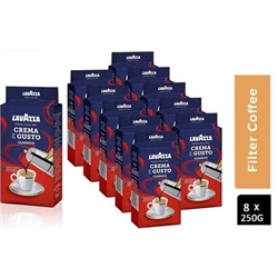 Lavazza Crema Gusto Ground Filter Coffee 250g