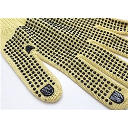 Beeswift Reinforced Mediumweight Dotted Gloves 1Pr Yellow 9 KGMWD09