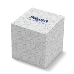 Silky Soft Luxury Cube Tissues 2ply 70 Sheets (One Box of 70 Sheets)