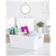 Wham White Rectangular Studio Basket 4.02 3.9 Litre