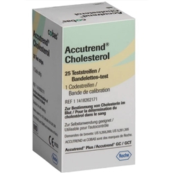 Accutrend Cholesterol Per 25 Strips 