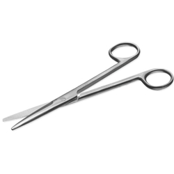 Mayo Scissors Straight 7"" Disposable - SINGLE