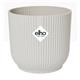 Elho Vibes Fold Round 14cm Display INDOOR Pot SILKY WHITE