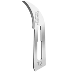 Blade No. 12 - Stainless Steel - Sterile - Pack of 100
