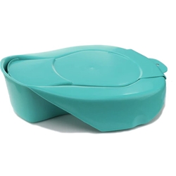 Adult slipper pan with handle and lid