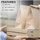 ECO Paper Sandwich & Snack Bags 25pk