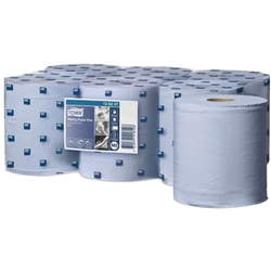Tork Universal Centrefeed Wiper Roll - Blue 150m Single