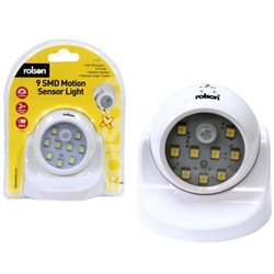 Rolson 9 SMD Motion Sensor Light