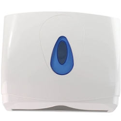 Modular Hand Towel Small Dispenser - White/Blue