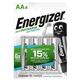 Energizer Rechargeable Extreme Battery AA Pack 4's