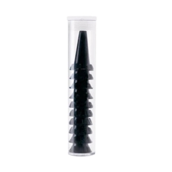 Otoscope disposable ear speculae (x100) Blk 4.0mm