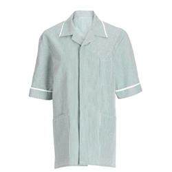 NM173 Men's Tunic Aqua / White Trim, Size 100