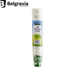 Belgravia Caterpack Paper 6oz Water Cups Pack 50's