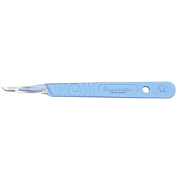 Sterile Disposable Scalpel - Blade No. 15 w/ Handle - Pack of 10