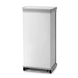 Hands Free, Removable body bin - 90 Litres - White