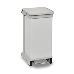 Hands Free & Silent closing, Removable body bin - 20 Litres - White
