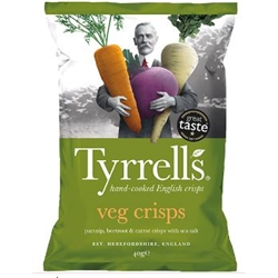 Tyrrells Veg Crisps 