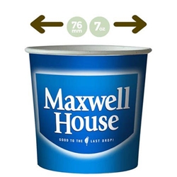 Kenco In-Cup Maxwell House White 25's 76mm Paper Cups