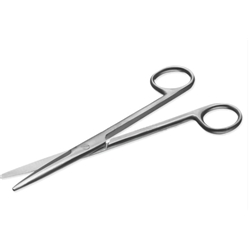 Mayo Scissors Straight 7"" Disposable - SINGLE