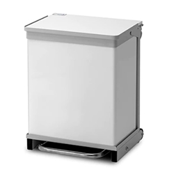 Hands Free, Removable body bin - 50 Litres - White Lid