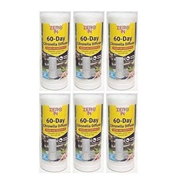 Zero-In Zero In 60-Day Citronella Diffuser Portable Insect Control 40m