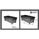 Fixtures Grosvenor Raised Large 55cm Black/Ebony Trough
