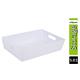 Wham White Rectangular Studio Basket 5.01 6 Litre