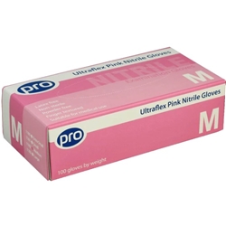 Ultrasoft Pink Nitrile Small Glove Powder Free - Pack of 100