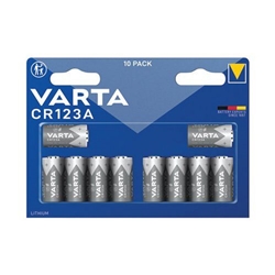 Varta Lithium Battery CR123A/CR17345 3V Cylindrical (Pack of 10) 6205301461