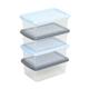 Wham Clear 4.01 Box & Lid Set 3.5 Litre Pack 4's