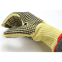 Beeswift Reinforced Mediumweight Dotted Gloves 1Pr Yellow 10 KGMWD10