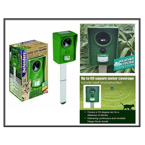 Defenders Mega Sonic Solar Cat Repeller (STV601) 009035