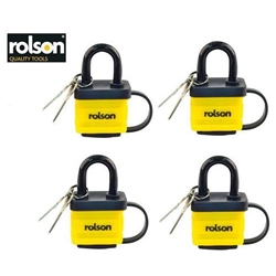 Securit s1166 Weather Resistant Padlock Yellow/Black 40mm