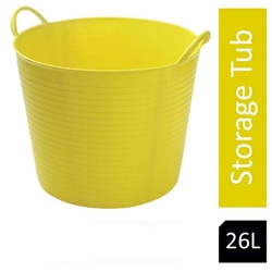 Gorilla Flexi Tub Yellow 26 Litre