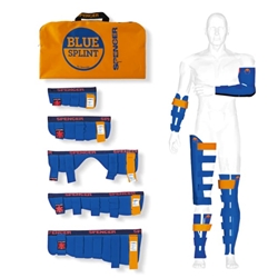 BLUE SPLINT KIT - RIGID SPLINTS WITH FLEXIBLE INTERNAL STRUCTURE