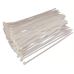 White Cable Ties 200x4.6mm Pack 100's