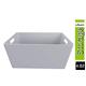 Wham Grey Rectangular Studio Basket 4.02 3.9 Litre