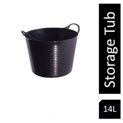 Gorilla Flexi Tub Black Recycled 14 Litre