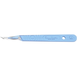Sterile Disposable Scalpel - Blade No. 15A w/ Handle - Pack of 10