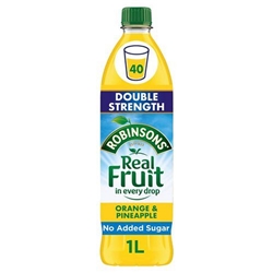 Robinsons NAS Double Concentrate Orange & Pineapple 1 Litre
