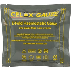 CELOX Gauze 5ft Z-Fold CE