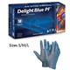 Aurelia DELIGHT Blue Powder Free SMALL Vinyl Gloves 100's